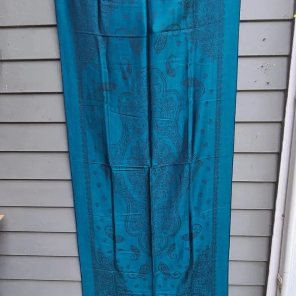 Green 100% Cashmere Pashmina